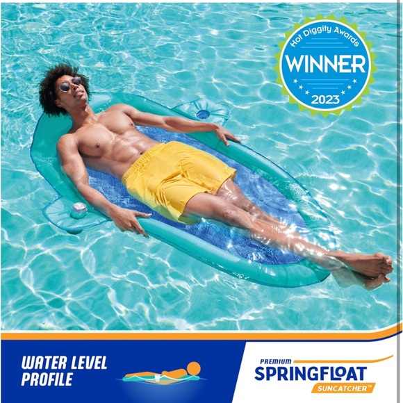 New Swimways Spring floaty Original - up to 250 lbs pool floaty swimming floaty - Picture 5 of 9